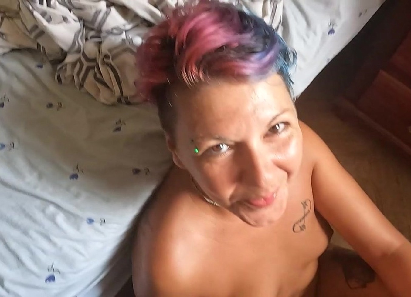 Pussy Fucking In Bedroom And Cum In Mouth