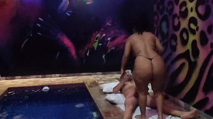 HAVING A GOOD TIME WITH THIS BRUNETTE MATURE LADY WITH A BIG ASS