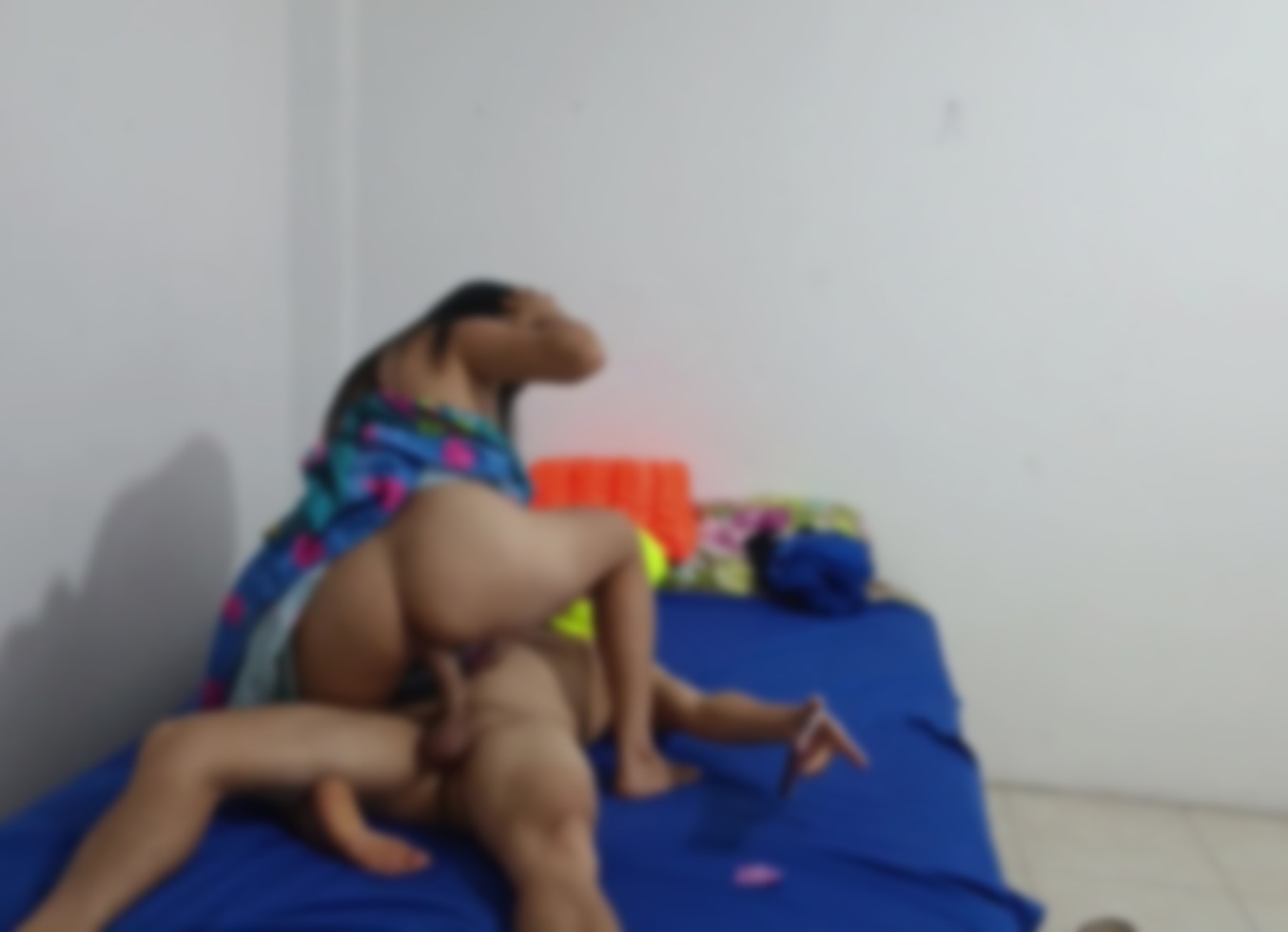 My Neighbor Came To My Apartment, Watched Me, And Persuaded Me To Shoot A Homemade Porn Scene In My Bed. She Rides My Hot Cock Really Well