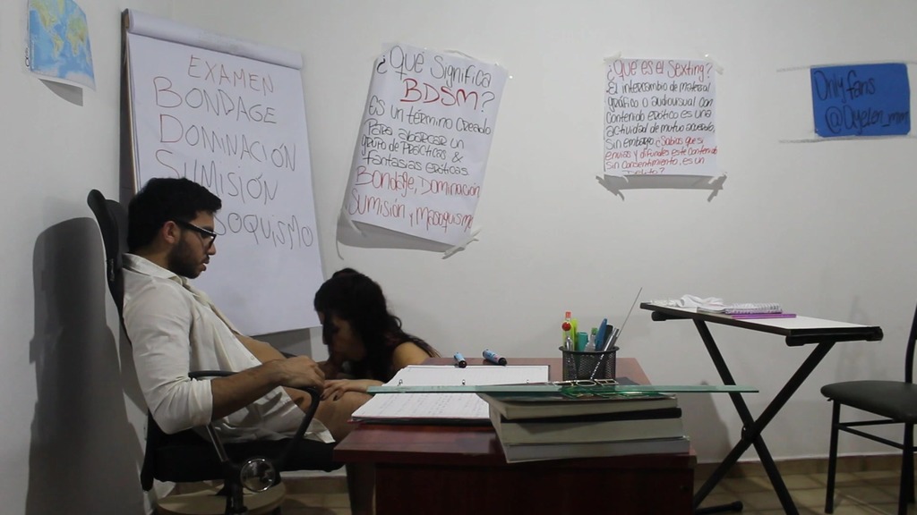 teacher whipped and fucked petite student for her to pass exam