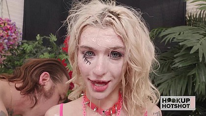 Tiny Blonde Emma Rosie Is Addicted To Bryan Gozzling's Nasty Anal!