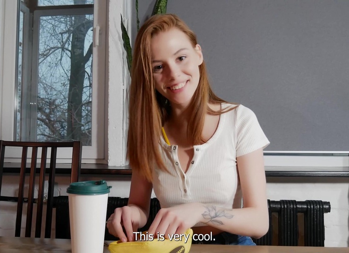 Playing With A School Friend In Scrabble. Fuck On The Table (Diamond Video)