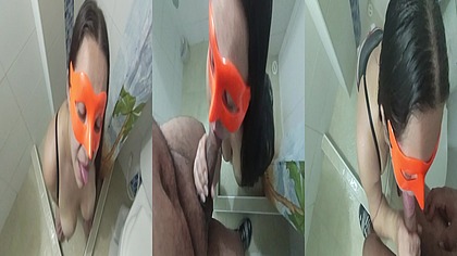 Mi Madrastra Es Una Puta Latina Le Encanta El Piss En La Boca Al Final traga Semen Despues De Una Mamada Espectacular!!