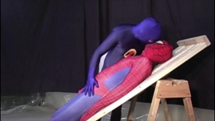 1024 special fetish with super hero in uniform