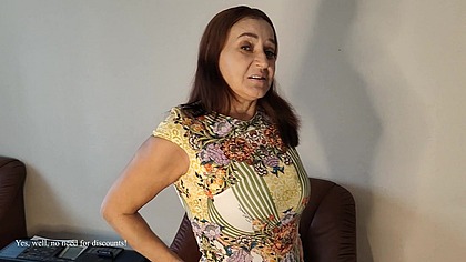 Renting an apartment turned into hot sex with a realtor, and a lot of cum on her feet in stockings (Premium)