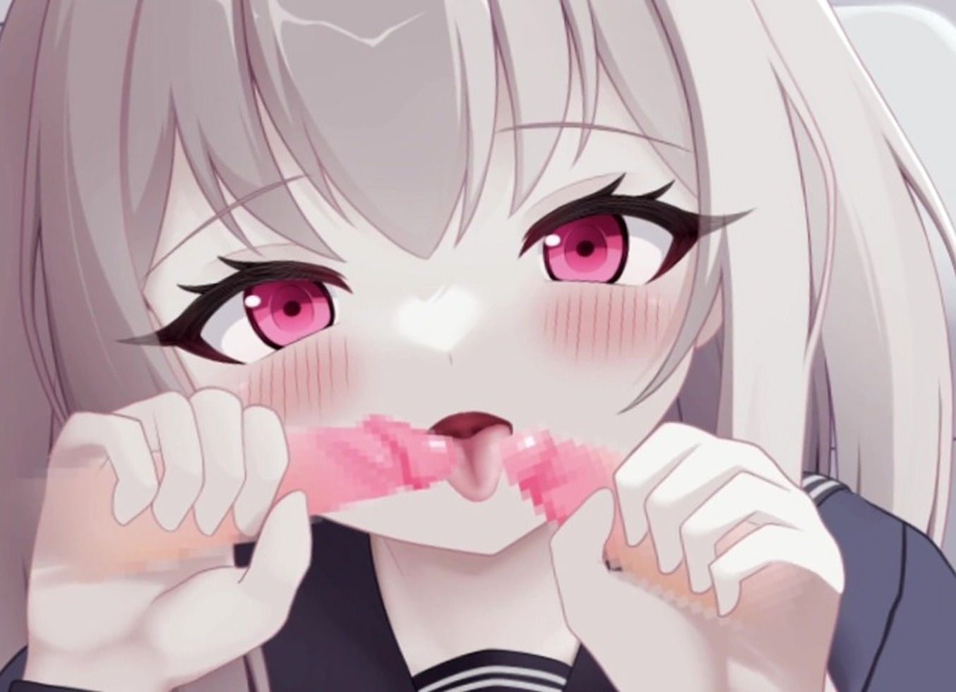 Girl Opens Her Pussy ,And Handjob 2 Dicks