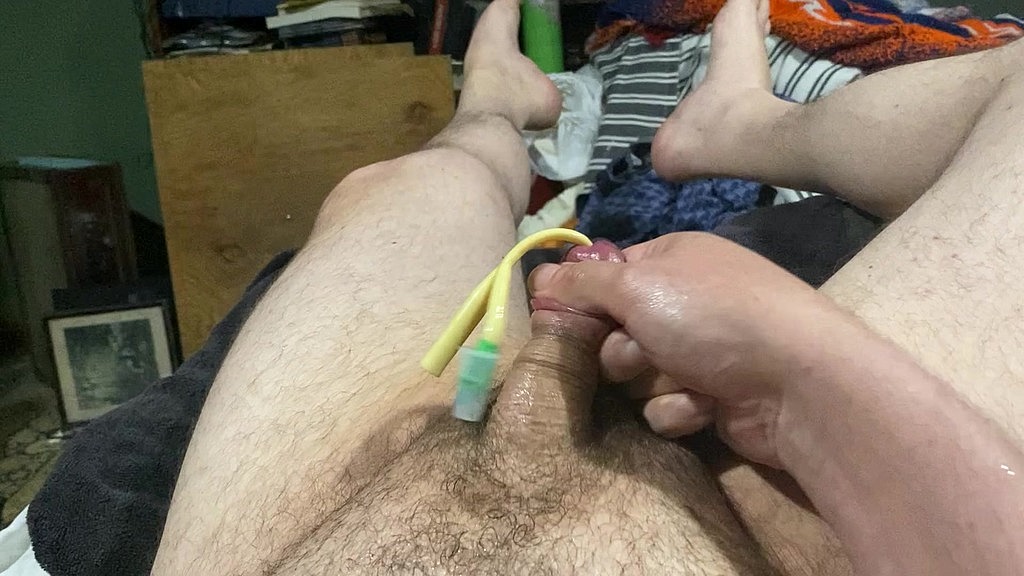 masturbating my limp dick with a foley catheter in (Iloveholesandpoles) masturbating my limp dick with a foley catheter in (Iloveholesandpoles)
