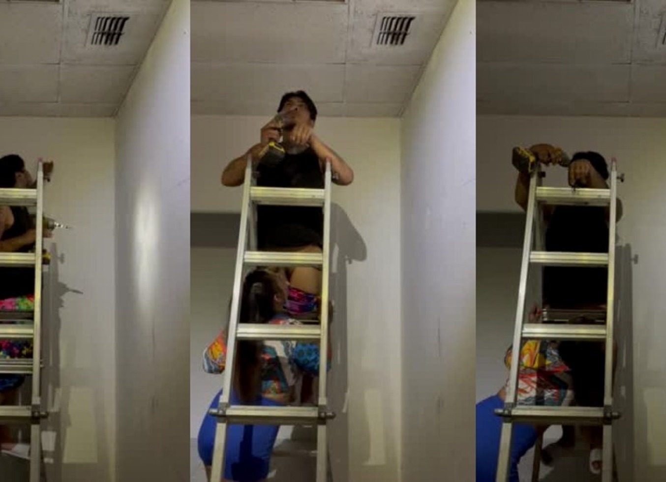 Handy Man Getting His Dick Sucked