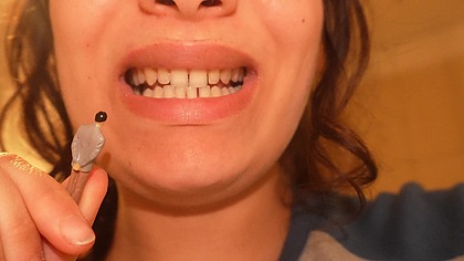 Giantess Mouth Close Up Tiny Husband Faces His Biggest Fear