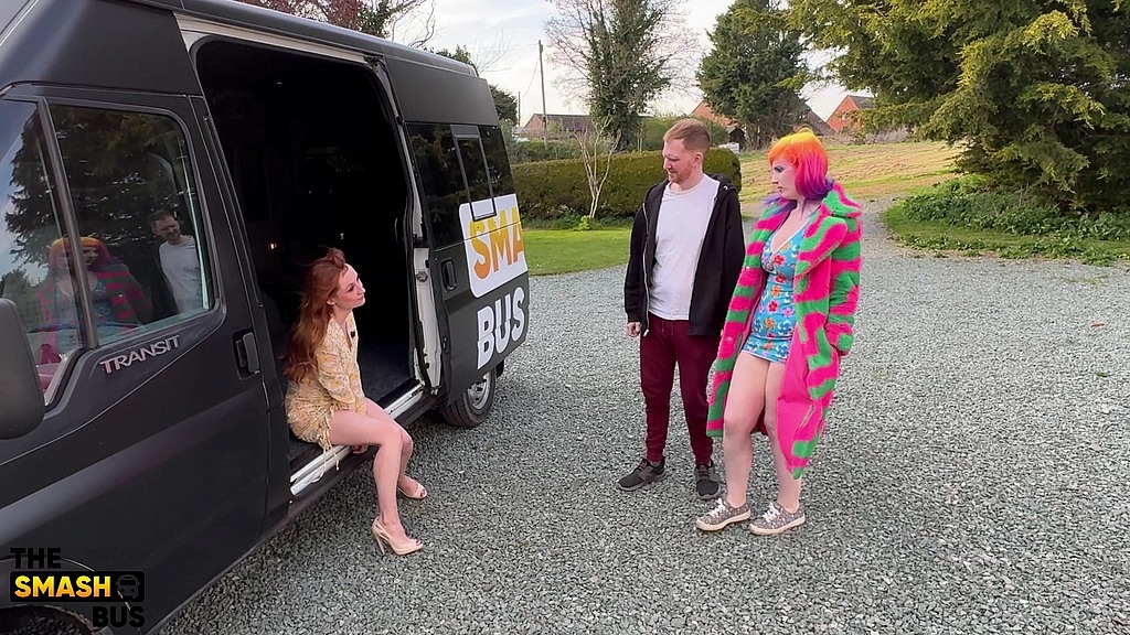 smash bus: picking up strangers threesome on a bus (Kitty Bimf Couple, Mr Bimf Couple, Lily Kink) smash bus: picking up strangers threesome on a bus (Kitty Bimf Couple, Mr Bimf Couple, Lily Kink)