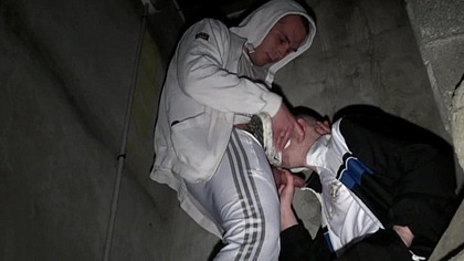 455 hard sneaker and feet dominationi in underground