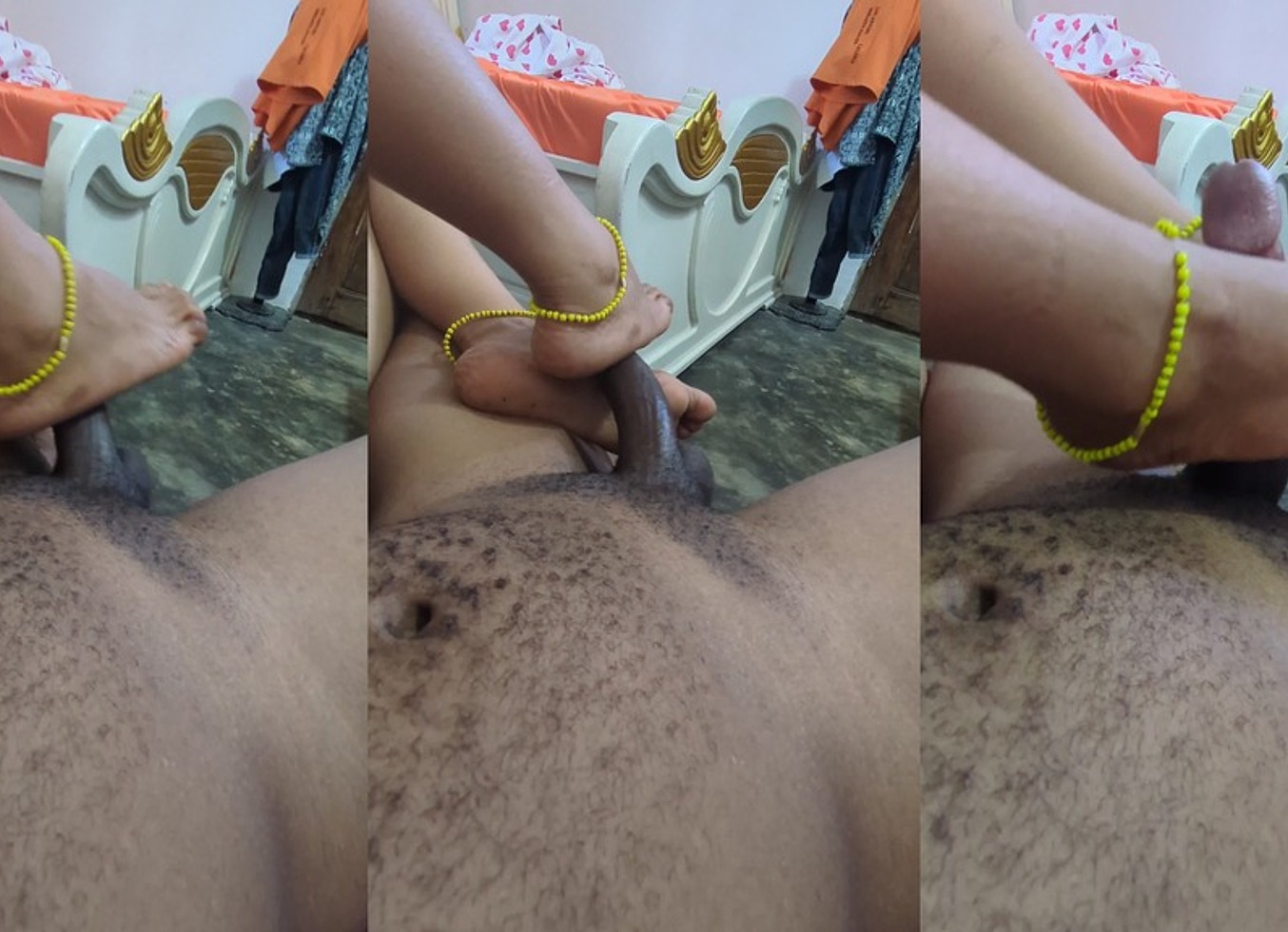 A Perfect Footjob From A Beauty Babe