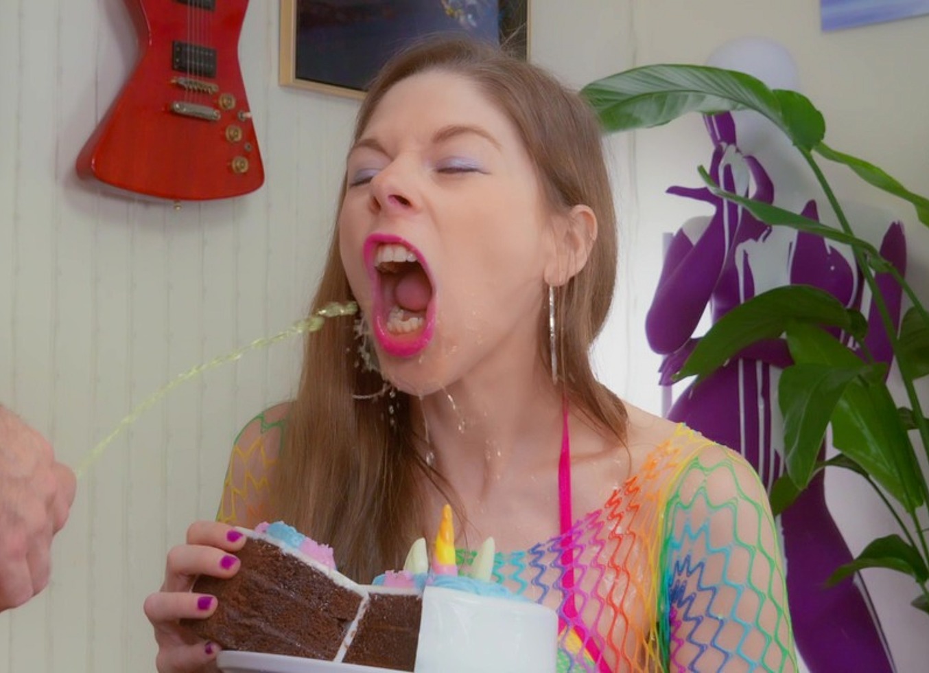 Trick Or Treat? It's A Pissy Chocolate Cake For Alice Maze