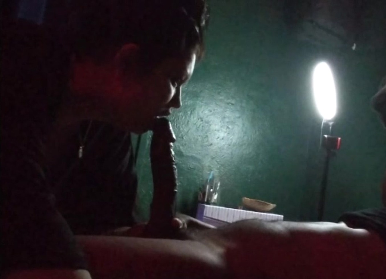 White Girl Sucks BBC And Swallow The Cum