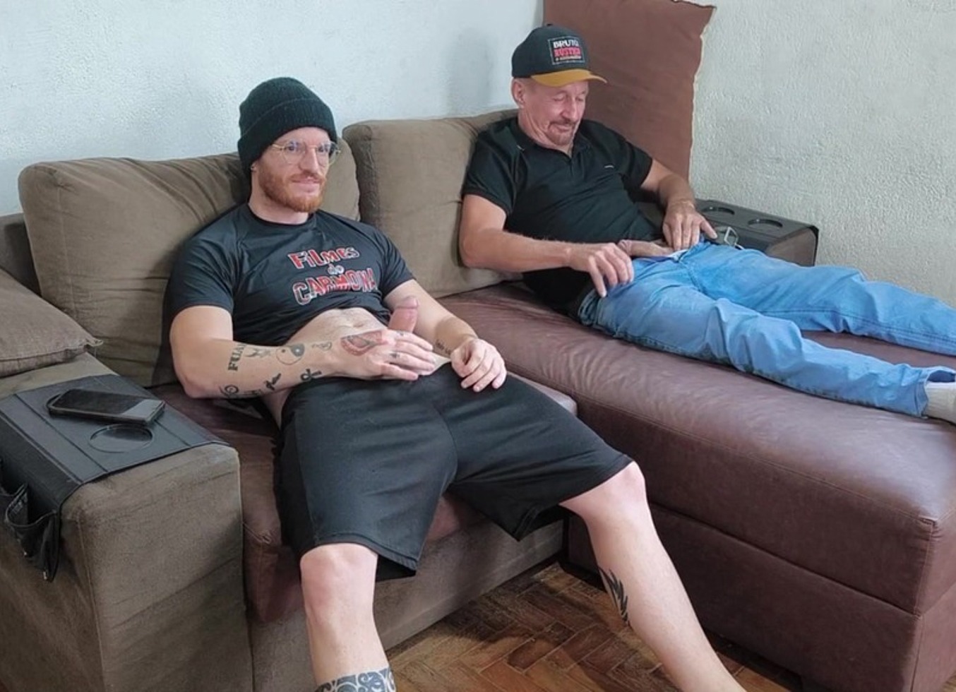 Eu E Meu Enteado Batendo Uma Juntos