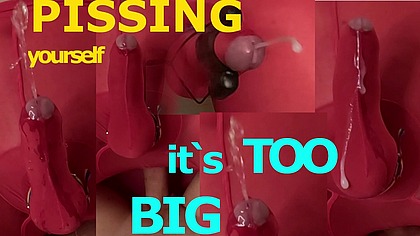 Ultra Slow Motion Cum & Piss Exlosion Through Nylon Suit 2 Perspectives