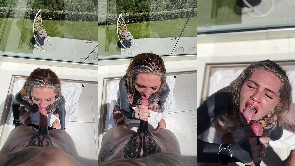 pov balcony split tounge deepthroat head with facial (Lewis Wildd, Alexandra wildd) pov balcony split tounge deepthroat head with facial (Lewis Wildd, Alexandra wildd)