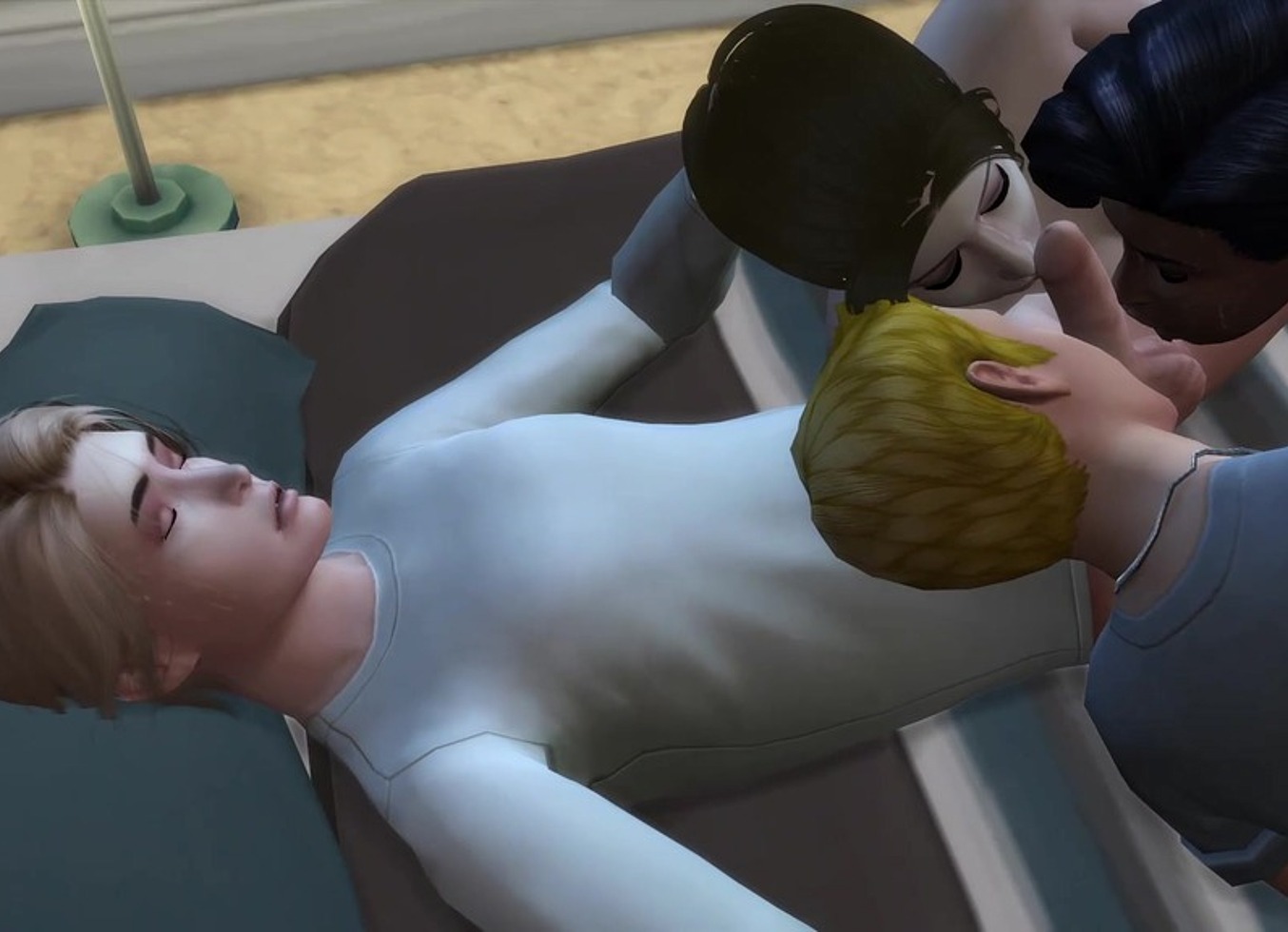 Fuck Ends in Classmate Threesome