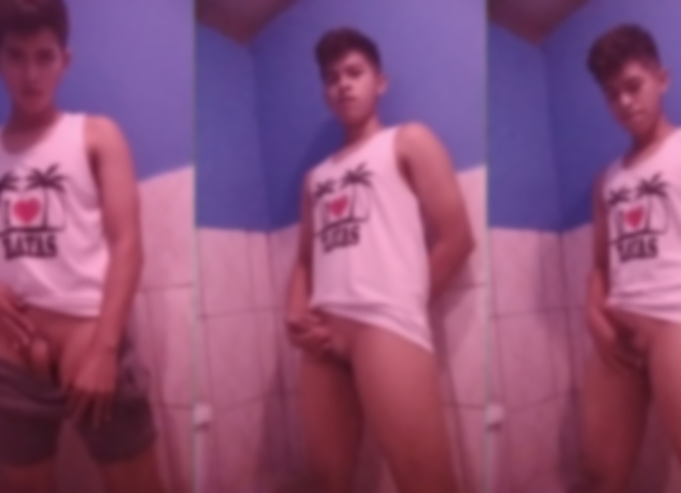 Alan Tokers En El Bano De Su Casa