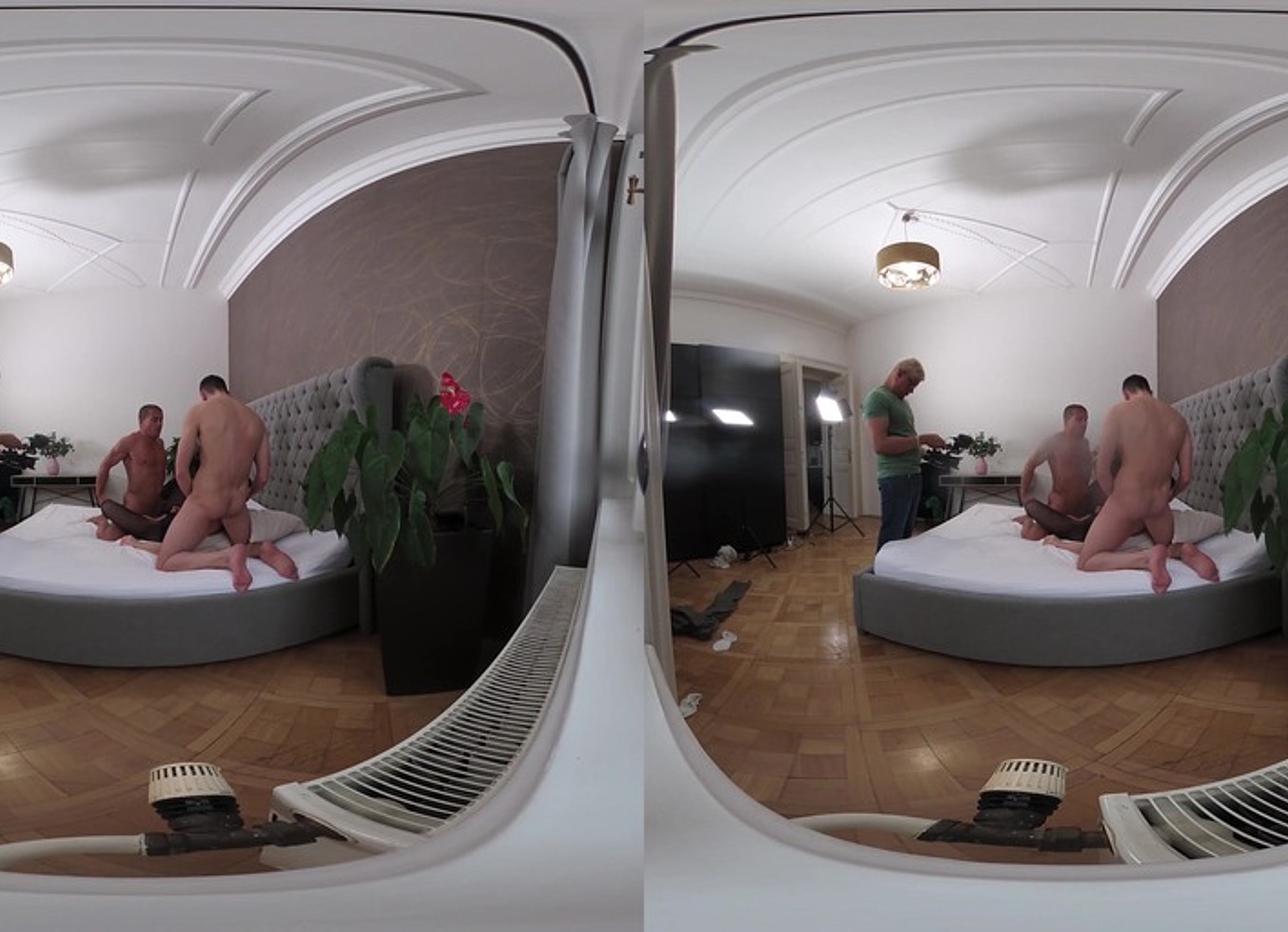 Lady Gang VR Video Part One- "Yes, Two Dicks Inside Me!" Behind The Scenes Intense Double Vaginal (Dv) Threesome
