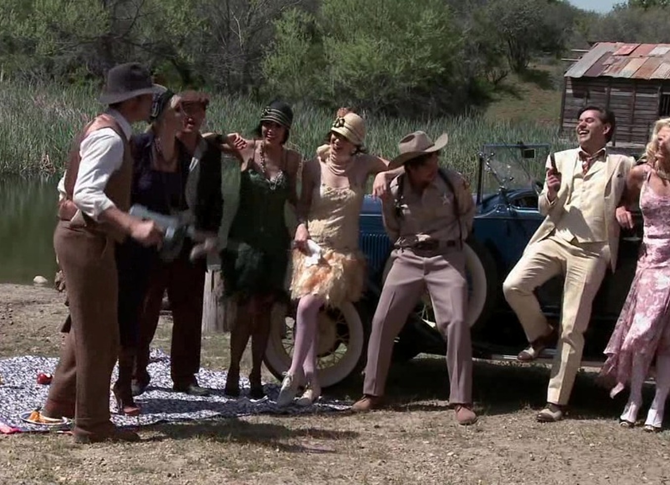 Bobbi Starr, Dylan Ryder, Julia Ann And Natasha Marley Outdoor Orgy