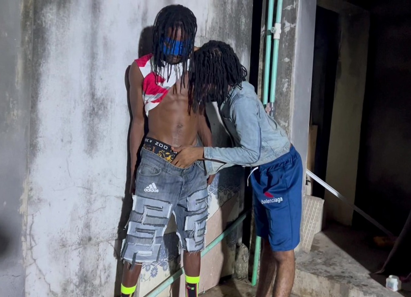 We Were Caught On Outdoor Scene