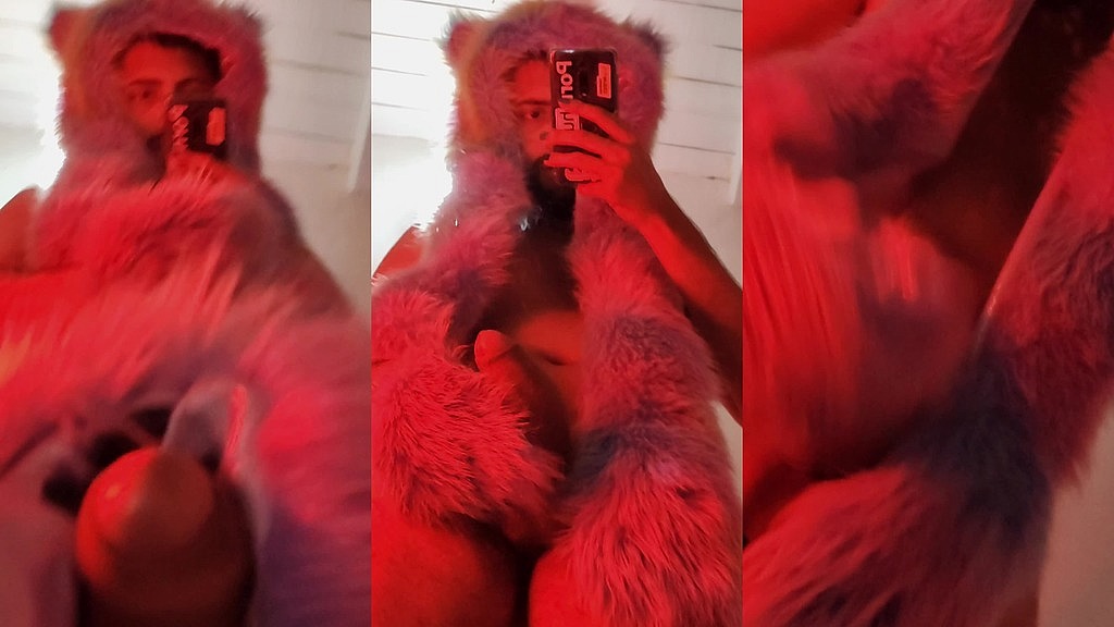 red fluffy devil with a big uncut cock fills the mirror with cum (Camilo Brown) red fluffy devil with a big uncut cock fills the mirror with cum (Camilo Brown)