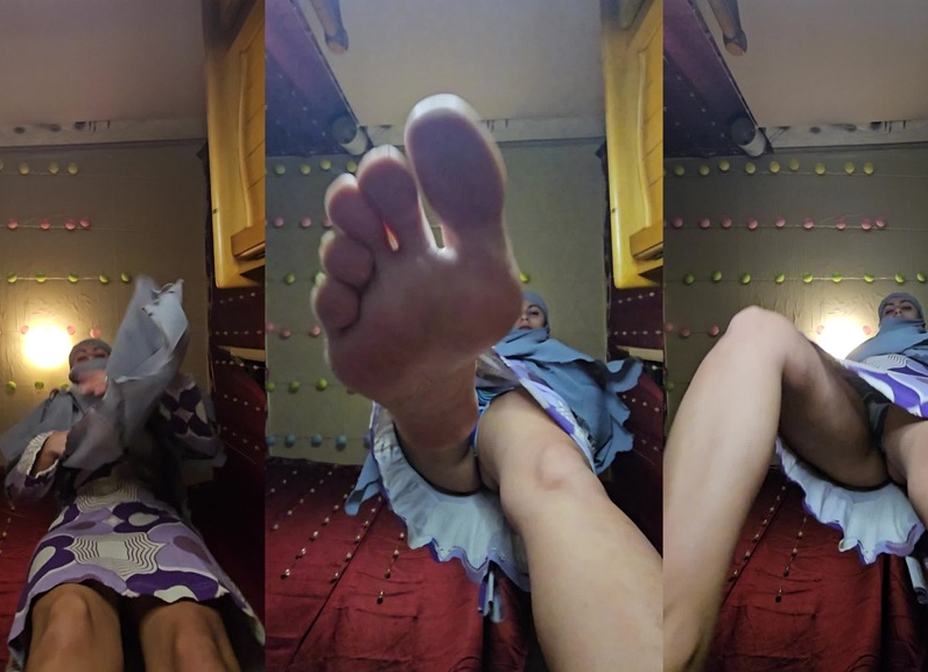 Giant Mia Stepping On You With Giant Feet Mia Niqab