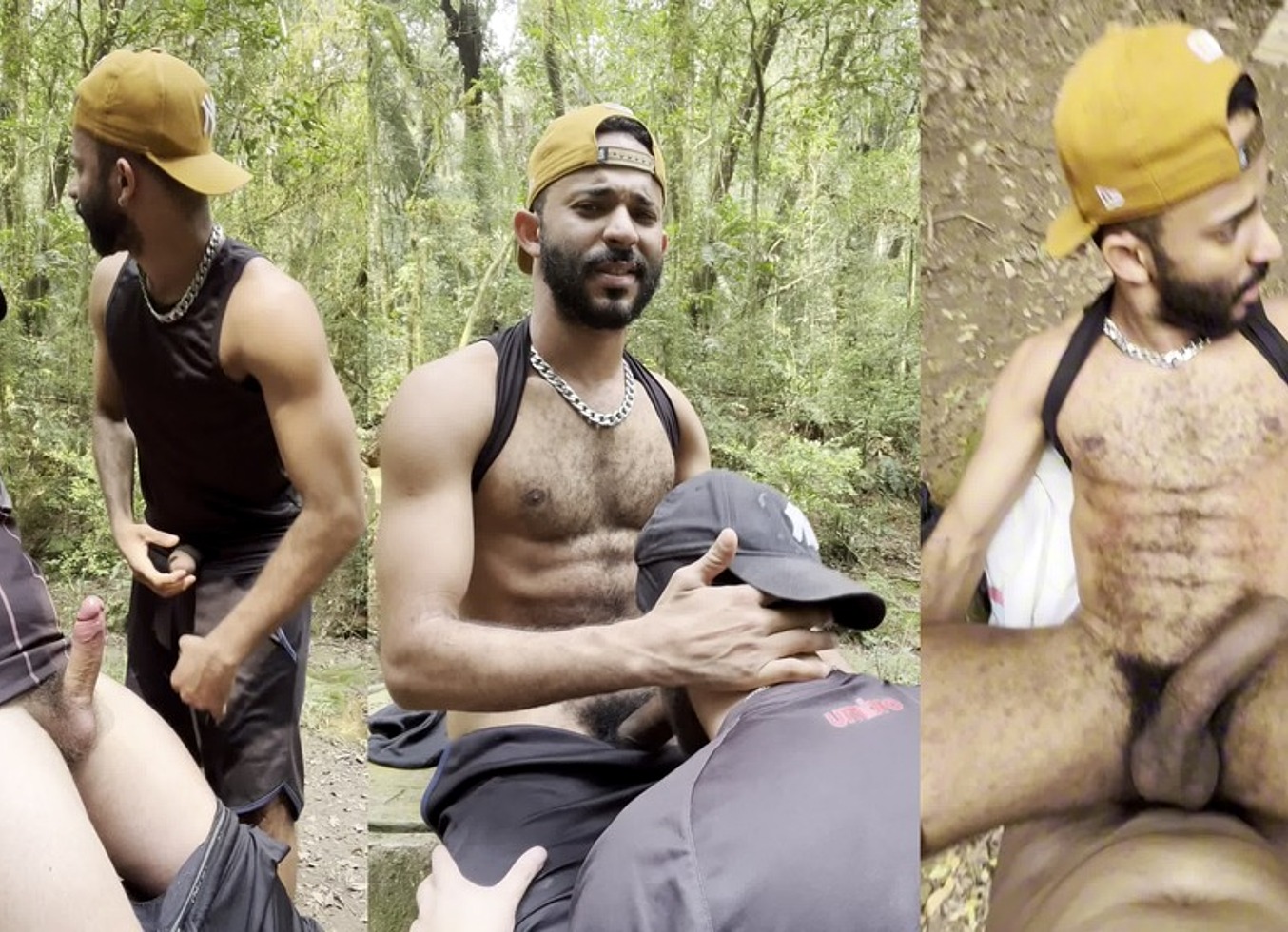 VI O Cara Mijando No Mato, E Fiquei Manjando A Rola Dele, Ele Perguntou Se Eu Queria Mamar