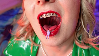 Giantess VORE fetish video POV FemDom