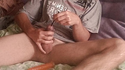 I masturbate my anus and urethra and then cum