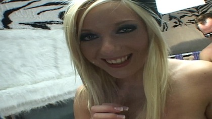 She screams as she rides with his dick in her ass and his fingers in her pussy