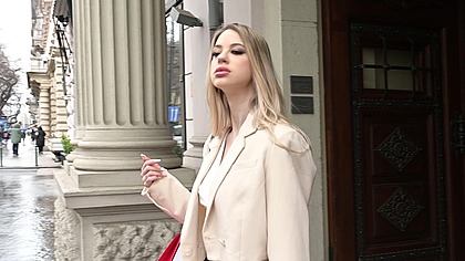 Weathy Wife Sladyen Skaya Takes Back Her Driver To Enjoy A DP Threesome GP3240