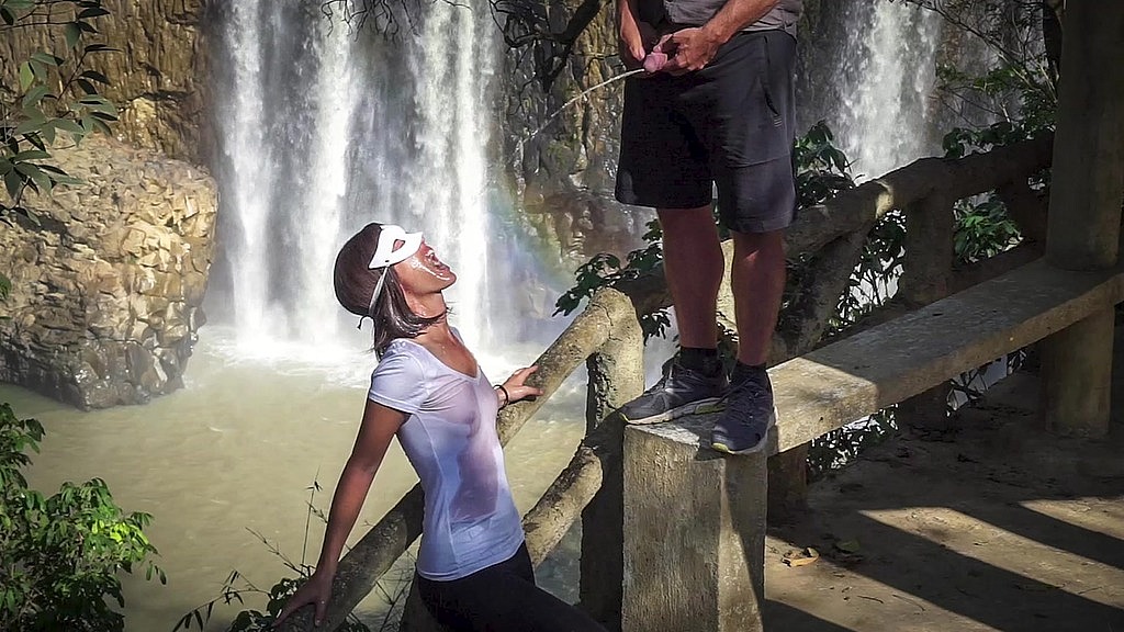 so much piss and cum at the waterfall (Morgan B M, Bruce B M) so much piss and cum at the waterfall (Morgan B M, Bruce B M)