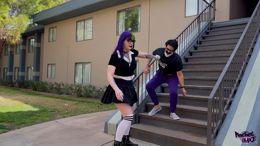 teaching beasty a lesson: goth bully takes control ball busting nerds (Rachel Luxe, Beasty) teaching beasty a lesson: goth bully takes control ball busting nerds (Rachel Luxe, Beasty)