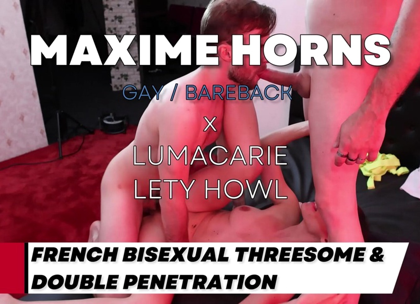 4K Pussy To Mouth Double Penetration Cum Swaping French Bisexual Threesome Maxime Horns Bareback