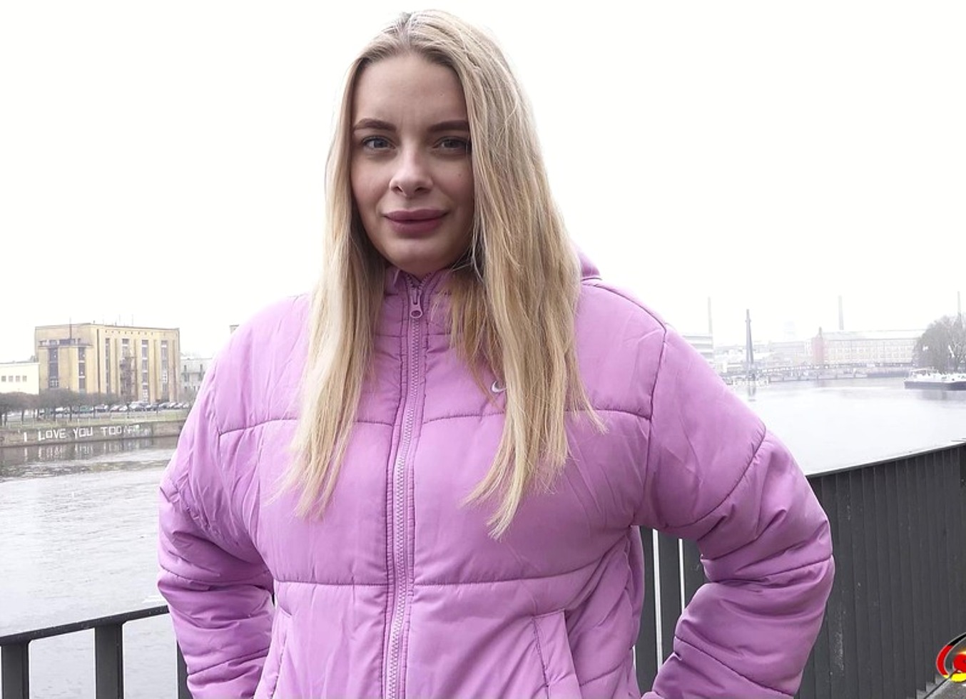 German Scout - Big Natural Saggy Tits Nurse Naomi Love Talk To Pick Up Casting Fuck