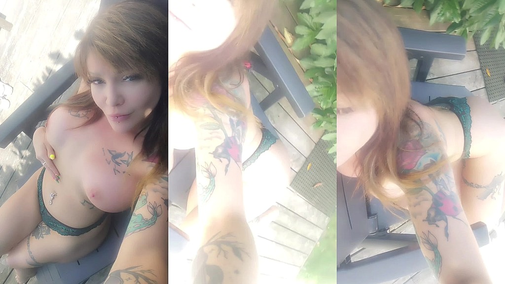 nue en vacances sur la terrasse tu es le voisin tu me vois comme ca tu fais ... (DarkDiablesse) nue en vacances sur la terrasse tu es le voisin tu me vois comme ca tu fais ... (DarkDiablesse)