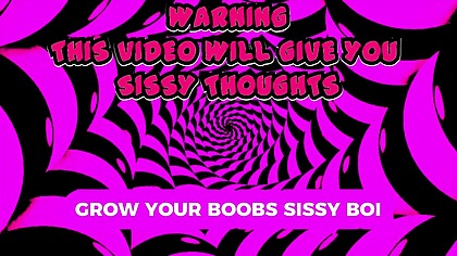 Grow your boobs sissy boi and look pretty