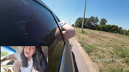 Pissing through the window and mouth piss on the road