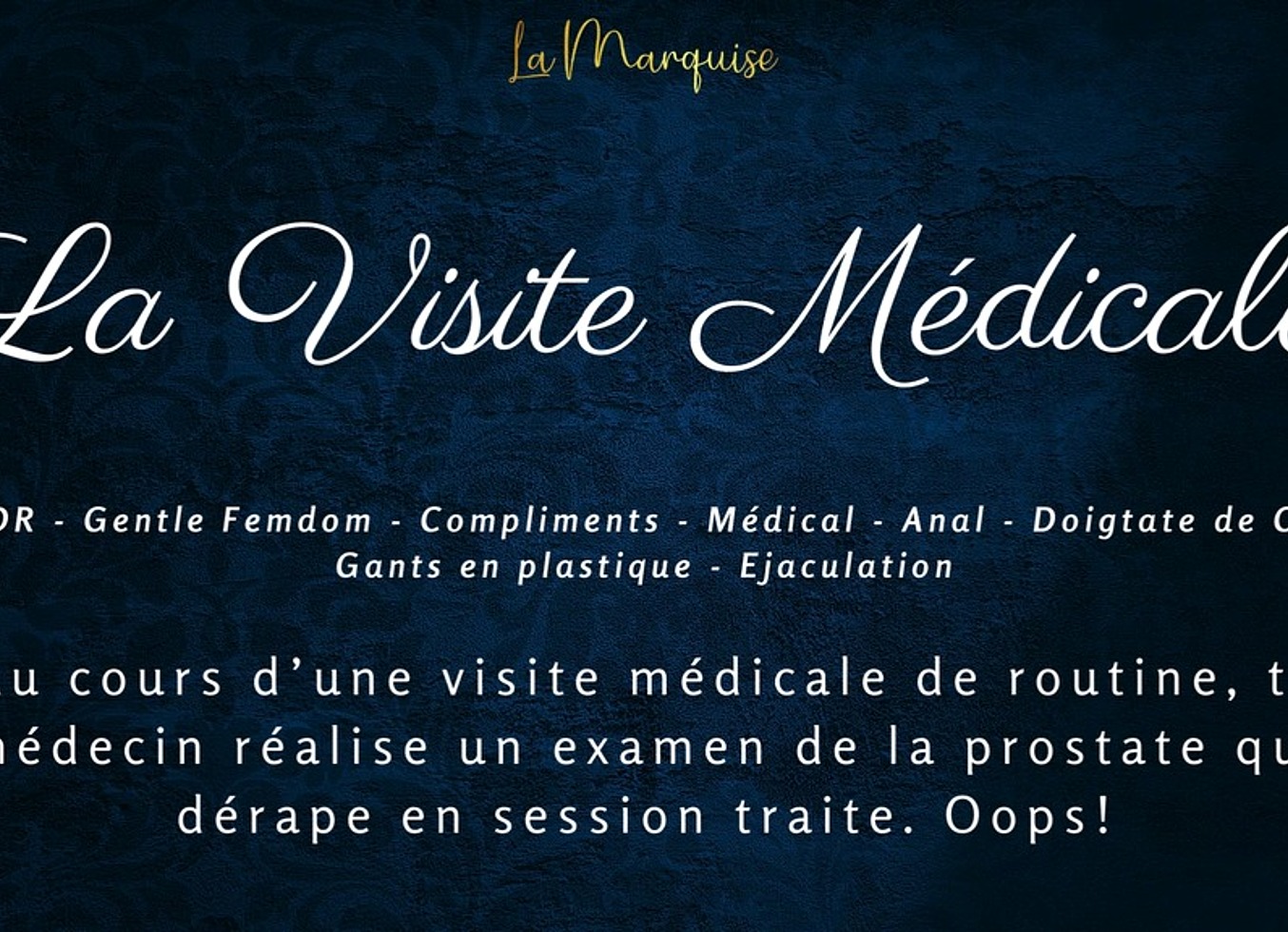 La Visite Medicale - French Audio Medical Prostate Milking