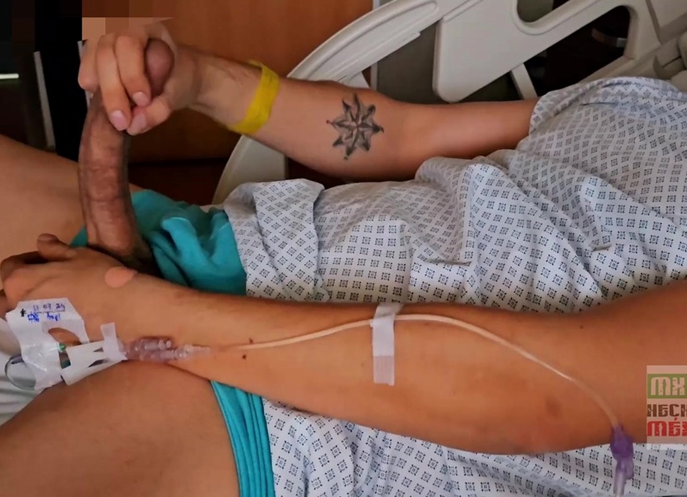 Masturbating In The Hospital Waiting For The Dr Of The Nurse To Come In