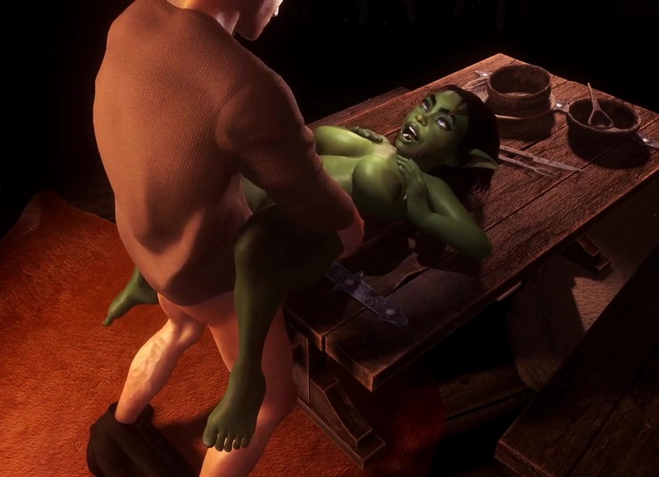 Sex with Hot Busty Goblin Girl