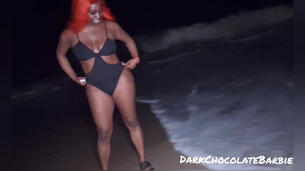 beach vibes with darkchocolatebarbie (King Dong, Dark Chocolate Barbie) beach vibes with darkchocolatebarbie (King Dong, Dark Chocolate Barbie)