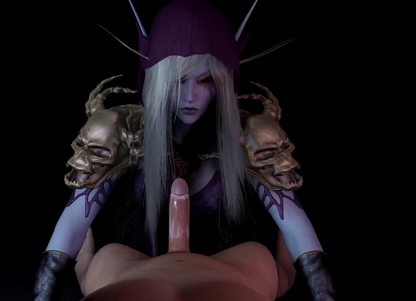 Sylvanas Windrunner Give a Blow Job in POV | Warcraft Porn Parody