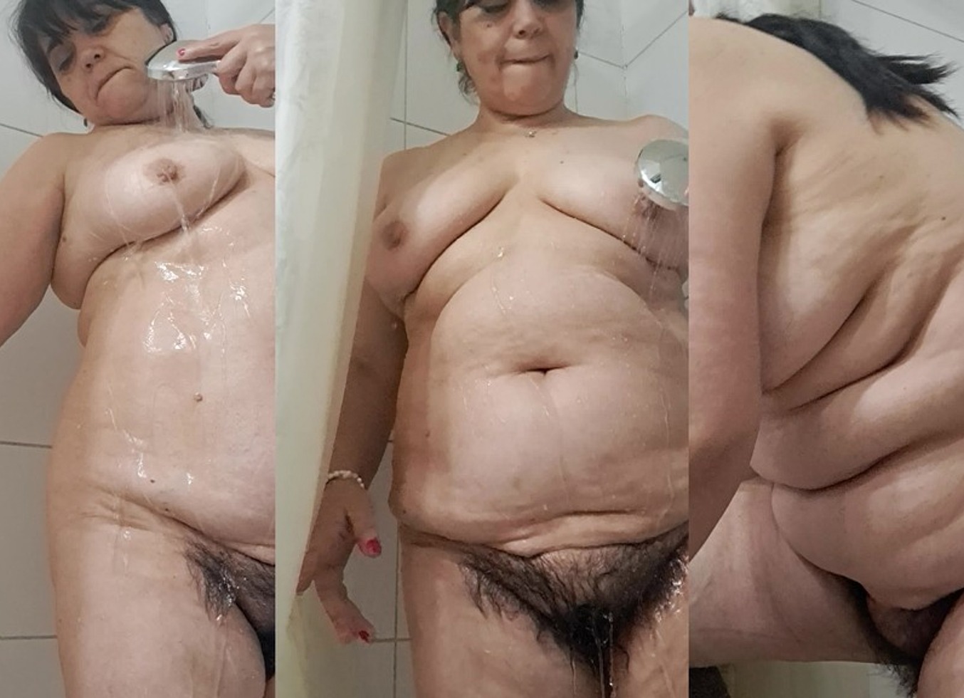 The MILF Is Taking A Shower To Get Rid Of The Heat