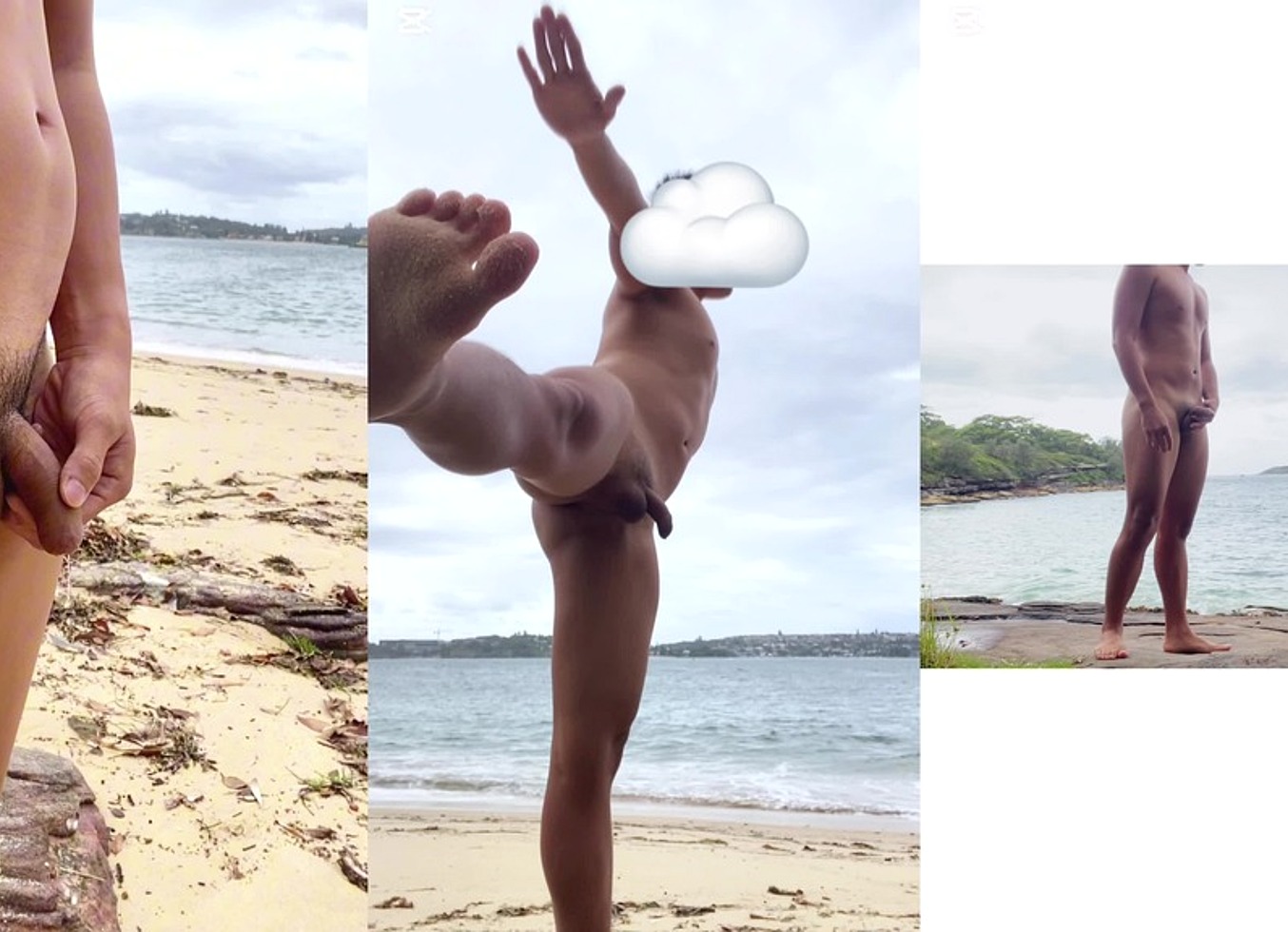 Nude Beach Warm Up & Stretch(Including Peeing)