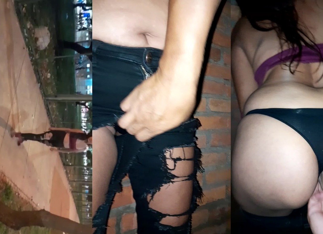 Despues De La Fiesta Jovencita Pillada En La Calle Busca A Un Afortunado Para Follar