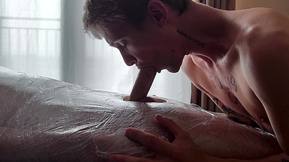 Full Video Of A Guy With A Big Dick Tied Up And Did Whatever He Wanted And Came