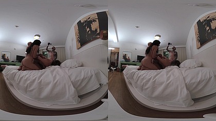 Dan Lee And The Cameraman Double Team Brunette Sofie Reyez & JC Wilds!